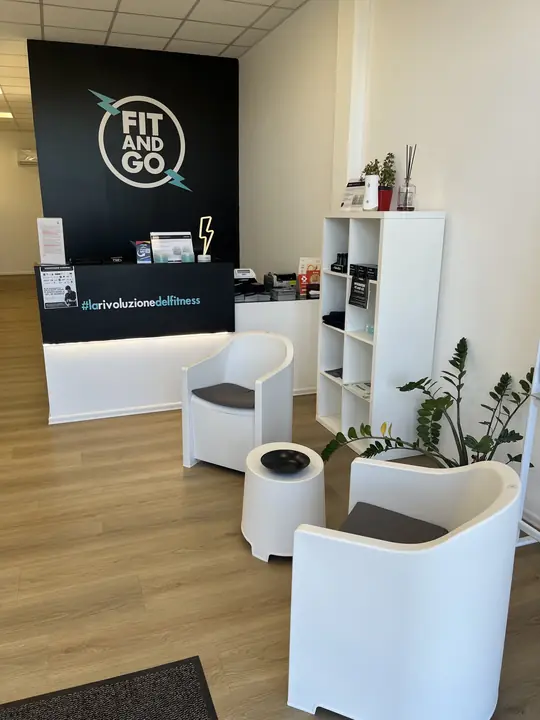 Area accoglienza del centro Fit and Go di Cisterna di Latina