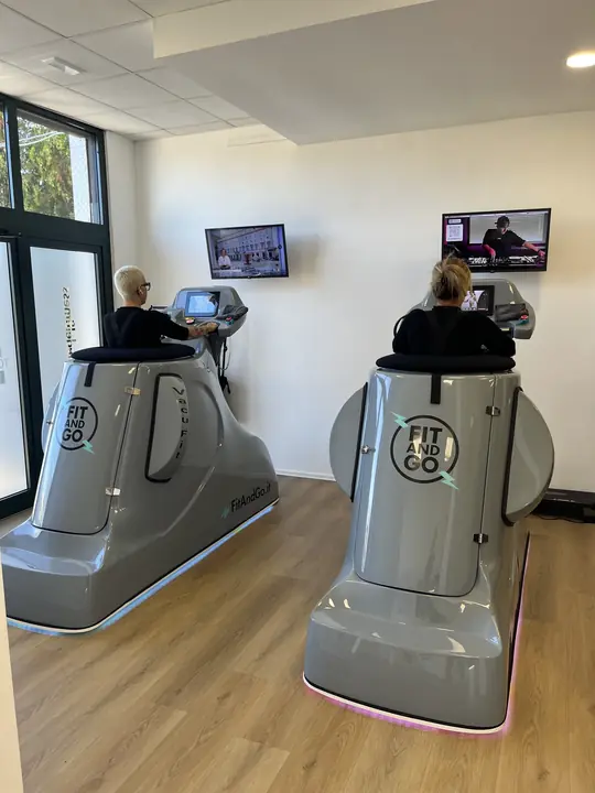 Due postazioni Vacufit in funzione da Fit and Go Cisterna di Latina